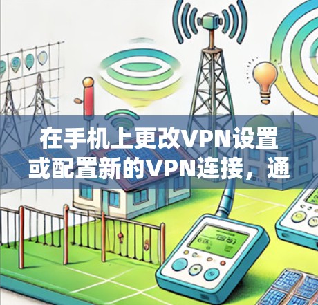 在手机上更改VPN设置或配置新的VPN连接,通常需要以下步骤。具体操作可能因手机型号(Android或iOS)和系统版本略有不同